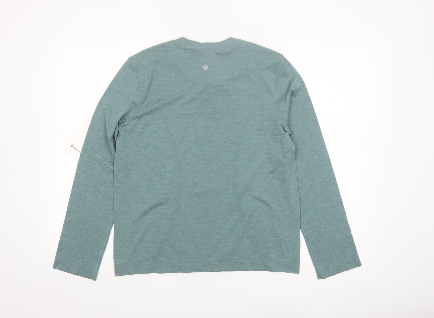 Lululemon Women Green Long Sleeve Slim Fit Nylon T-Shirt Size 8