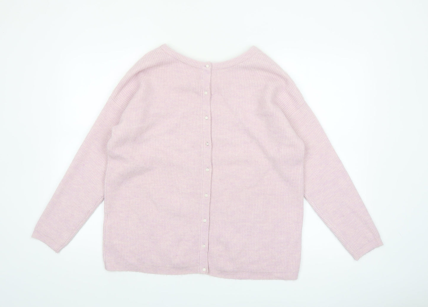 Joules Women’s Pink Button Back Knit Cardigan UK 16