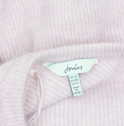 Joules Women’s Pink Button Back Knit Cardigan UK 16