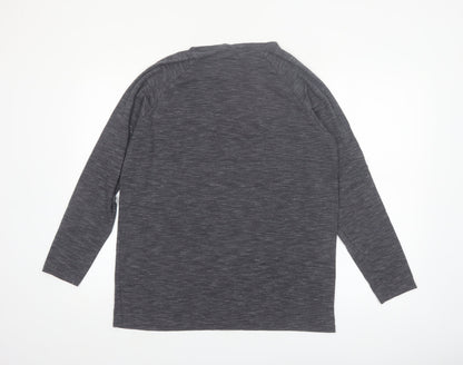 Myprotein Men's Grey Long Sleeve Athletic Gym Top Size L
