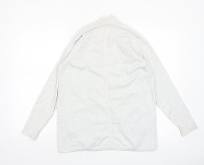 White Stuff Womens Ivory Long Sleeve Open Knit Cardigan Size 12