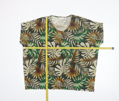 Isle Women's Multicoloured Floral Tunic T-Shirt Size 18