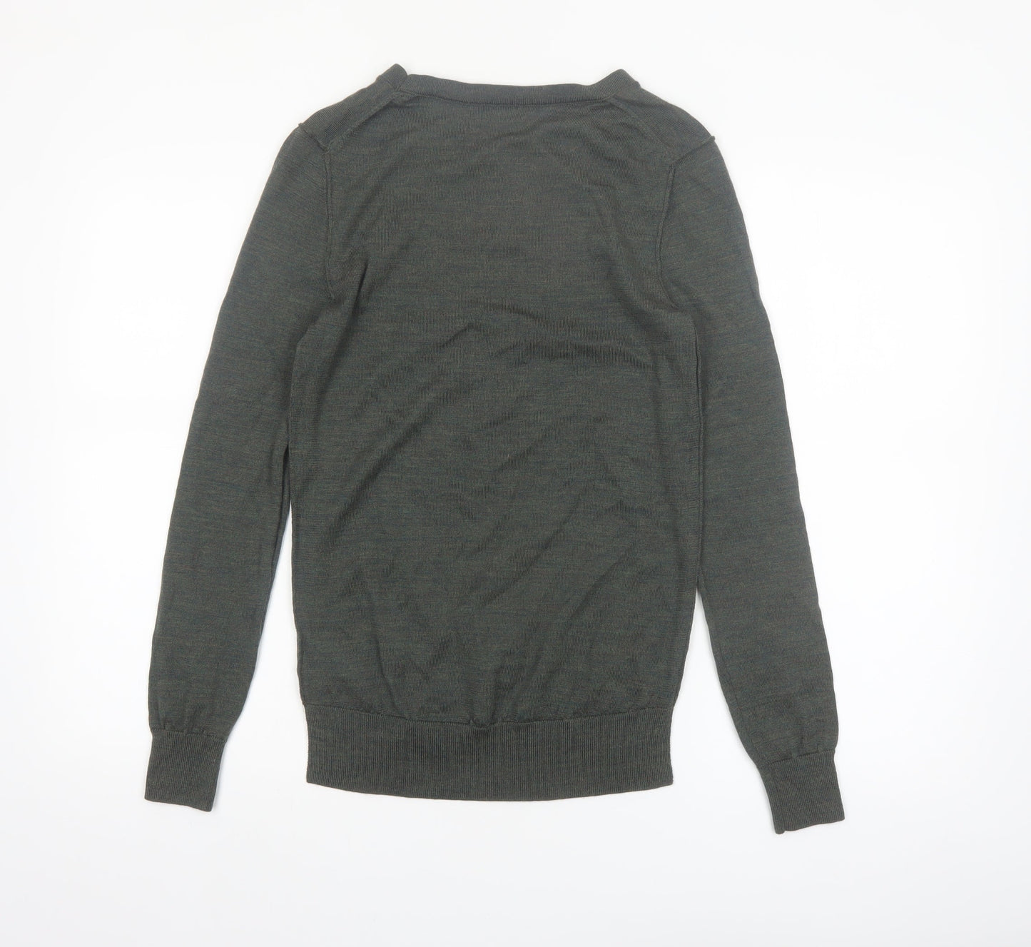 GAP Women's Green Merino Wool Crew Neck Pullover Jumper Size S