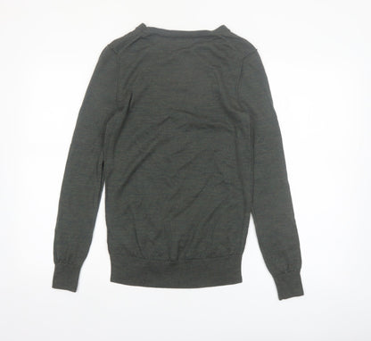 GAP Women's Green Merino Wool Crew Neck Pullover Jumper Size S