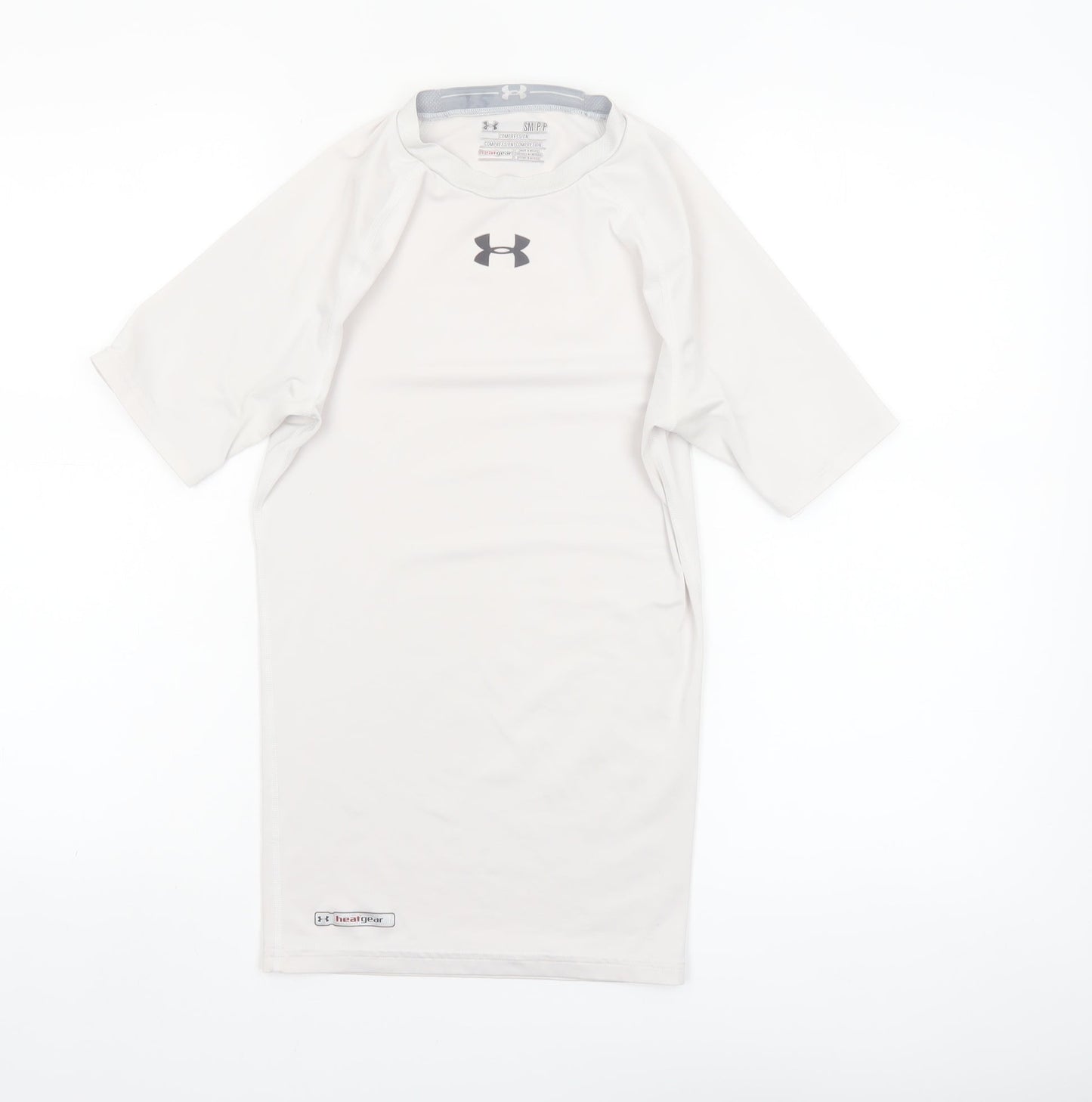 Under Armour Men's White Compression HeatGear T-Shirt Size S