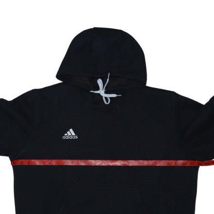Adidas Men's Black XL Pullover Hoodie Cotton Fleece Sweatshirt