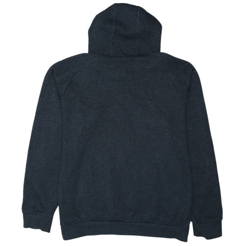 adidas Men's Grey XL Pullover Fleece Hoodie with Logo Drawstring