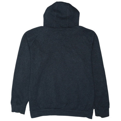 adidas Men's Grey XL Pullover Fleece Hoodie with Logo Drawstring