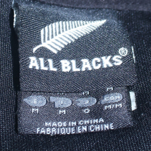 Adidas All Blacks Men's Black Henley Sweatshirt Size M Rugby Top