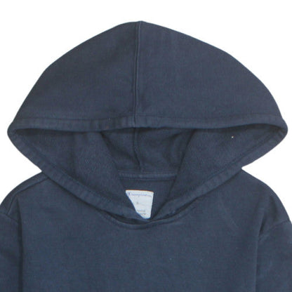 Champion Men's Blue Pullover Hoodie Small Logo Sportswear