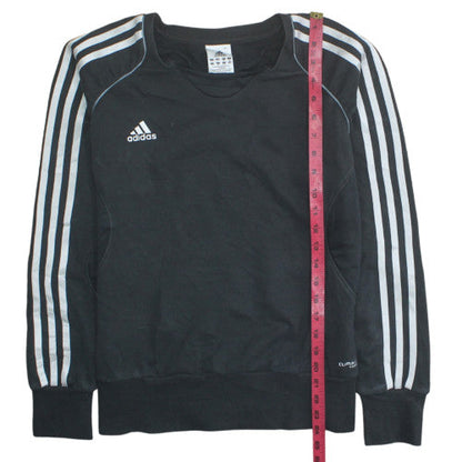 Adidas Womens Black Size 16 Pullover Crew Neck Sweatshirt