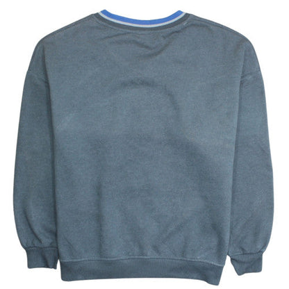Disney Women’s Blue Stitch V-Neck Pullover Sweatshirt Size S