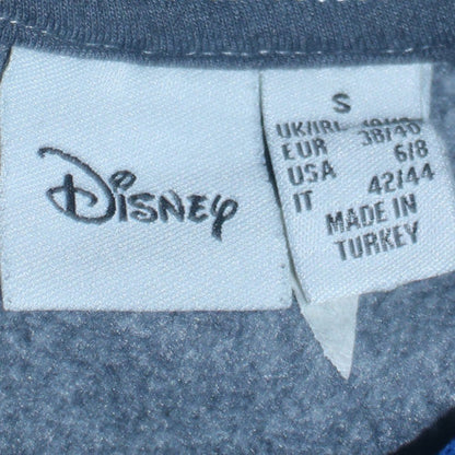 Disney Women’s Blue Stitch V-Neck Pullover Sweatshirt Size S