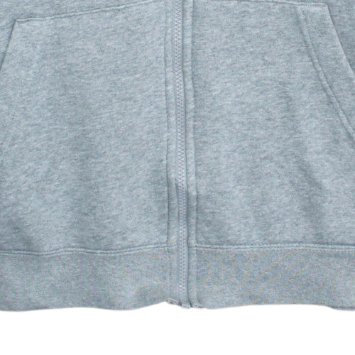 Nike Men's Grey Full Zip Fleece Hoodie Size M