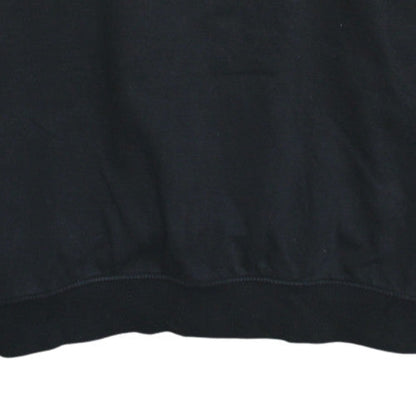 Kappa Men's Black Large Logo Pullover Sweatshirt