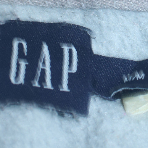 GAP Women’s Grey Full Zip Hoodie M Classic Logo Casual Sweatshirt