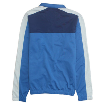 Nike Men's Blue Track Jacket Size S Full Zip Polyester Sportswear