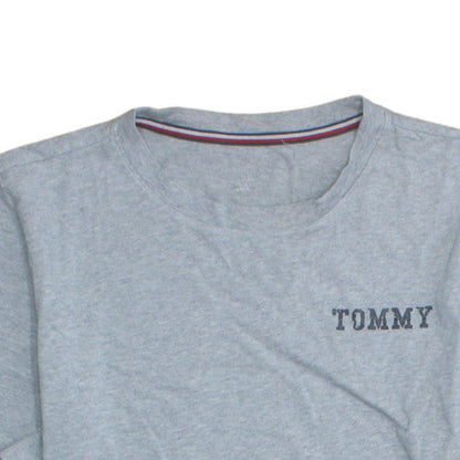 Tommy Hilfiger Boys Grey 16 Years Logo Crew Neck Cotton T-Shirt