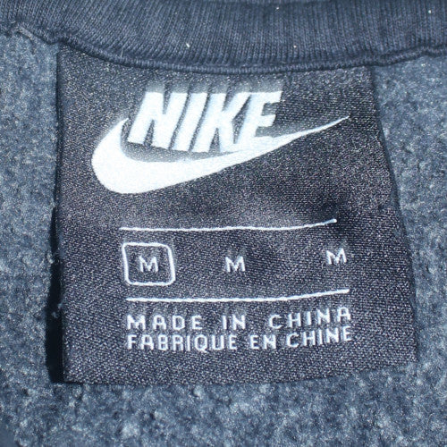 Nike Men's Black Pullover Hoodie M Fleece Regular Fit Sportswear
