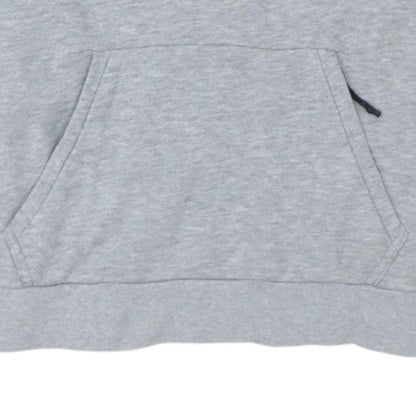 Adidas Men's Grey Pullover Hoodie Sweatshirt M Logo Sportswear