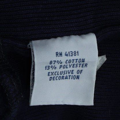 Ralph Lauren Men Blue Pullover Hoodie with Logo M Excellent Condition