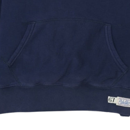 Ralph Lauren Men Blue Pullover Hoodie with Logo M Excellent Condition