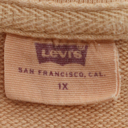 Levi's Womens Beige Crew Neck Long Sleeve Sweatshirt Size L