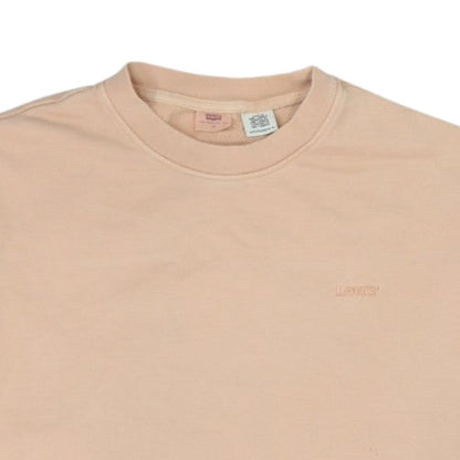 Levi's Womens Beige Crew Neck Long Sleeve Sweatshirt Size L