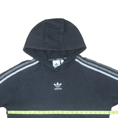 Adidas Women's Black Full Zip Hoodie Size M Cotton Blend