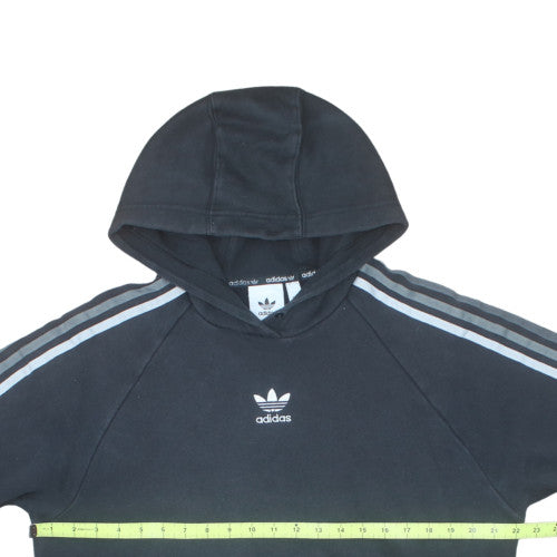 Adidas Women's Black Full Zip Hoodie Size M Cotton Blend