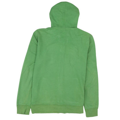 GAP Women Green Full Zip Hoodie Medium 100% Cotton Casual
