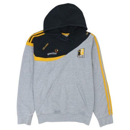 O'Neills Men's Grey Pullover Hoodie L Embroidered Sports Fleece