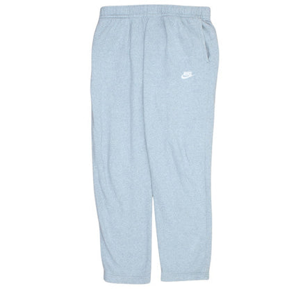 Nike Men’s Grey Fleece Sweatpants L Regular Fit Casual Trousers