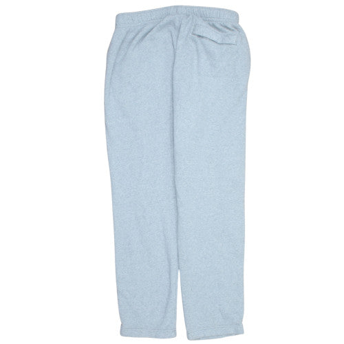 Nike Men’s Grey Fleece Sweatpants L Regular Fit Casual Trousers
