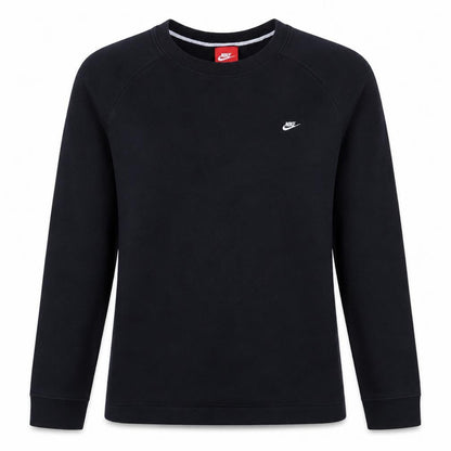 Nike Women's Black Cotton Blend Crew Neck Pullover Sweatshirt M