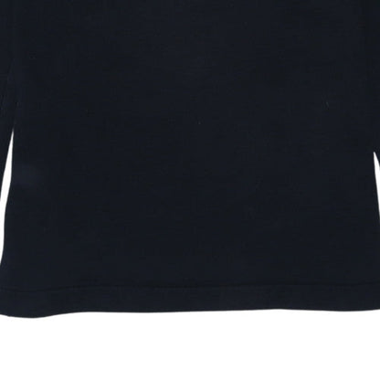 Nike Women's Black Cotton Blend Crew Neck Pullover Sweatshirt M