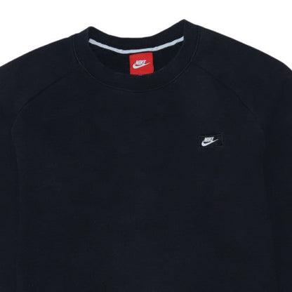 Nike Women's Black Cotton Blend Crew Neck Pullover Sweatshirt M