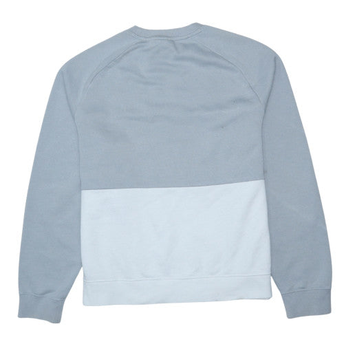 Nike Womens Grey Colourblock Pullover Sweatshirt Size M