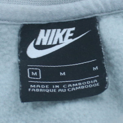 Nike Womens Grey Colourblock Pullover Sweatshirt Size M
