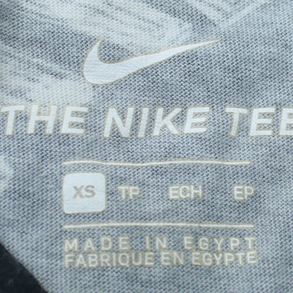 Nike Men's Black XS Graphic Print Crew Neck Cotton T-Shirt