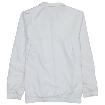 Adidas Men's White Track Jacket Size 44 Regular Fit Full Zip