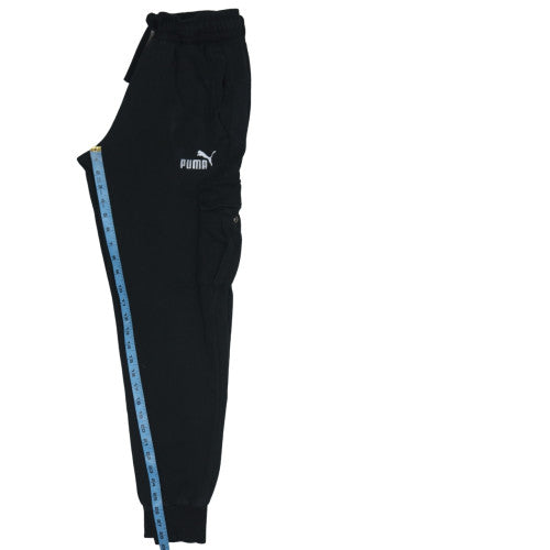 Puma Men's Black Cargo Jogger Trousers Size S