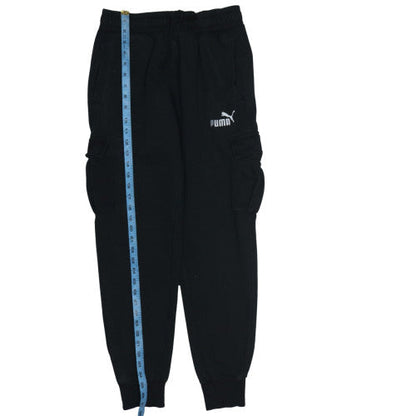 Puma Men's Black Cargo Jogger Trousers Size S