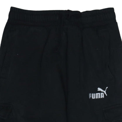 Puma Men's Black Cargo Jogger Trousers Size S