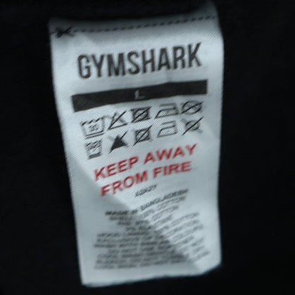 Gymshark Men's Black Full Zip Hoodie Size L Regular Fit