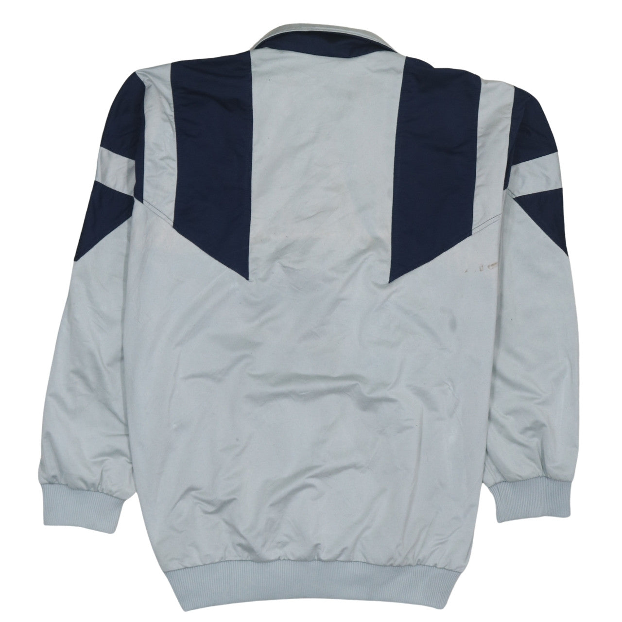 Adidas Men's Grey Track Jacket L Colourblock Retro Sports Zip Top