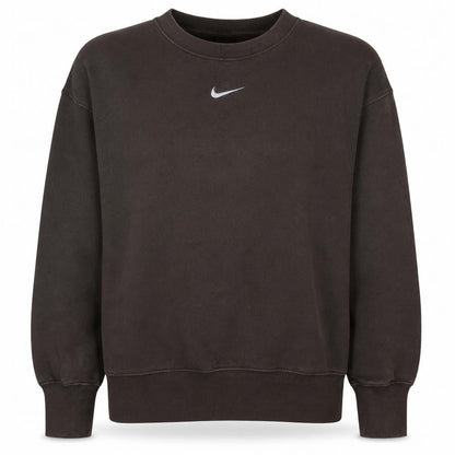 Nike Womens Brown Sweatshirt XS Crew Neck Cotton Blend Pullover