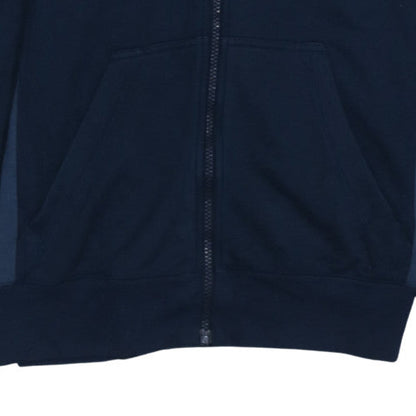 Adidas Men's Blue Full Zip Hooded Sweatshirt Size S