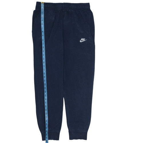 Nike Men's Navy Blue Jogger Sweatpants M Cotton Blend