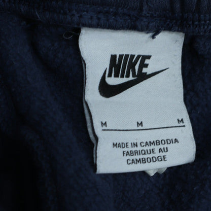 Nike Men's Navy Blue Jogger Sweatpants M Cotton Blend